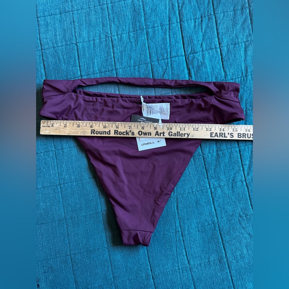 O’Neill Women’s Dark Red Cheeky‎ Bikini Bottom Size XL New - Picture 9 of 13